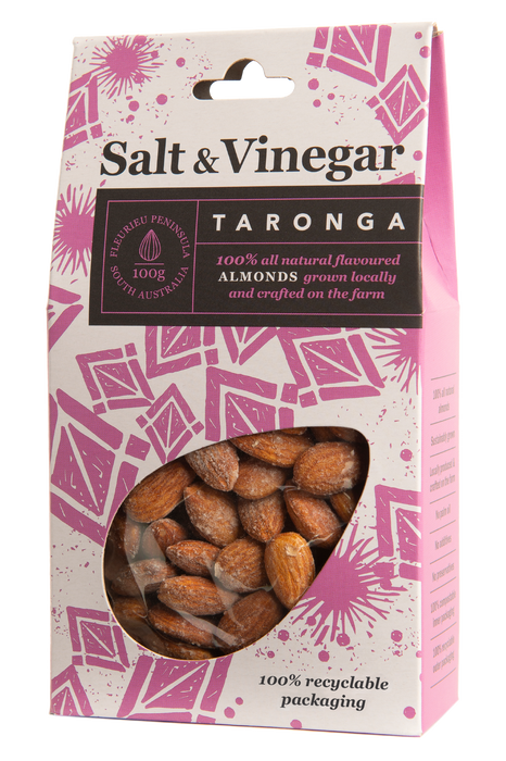 Salt & Vinegar Almonds 100g