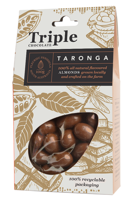 Triple Chocolate Almonds 100g