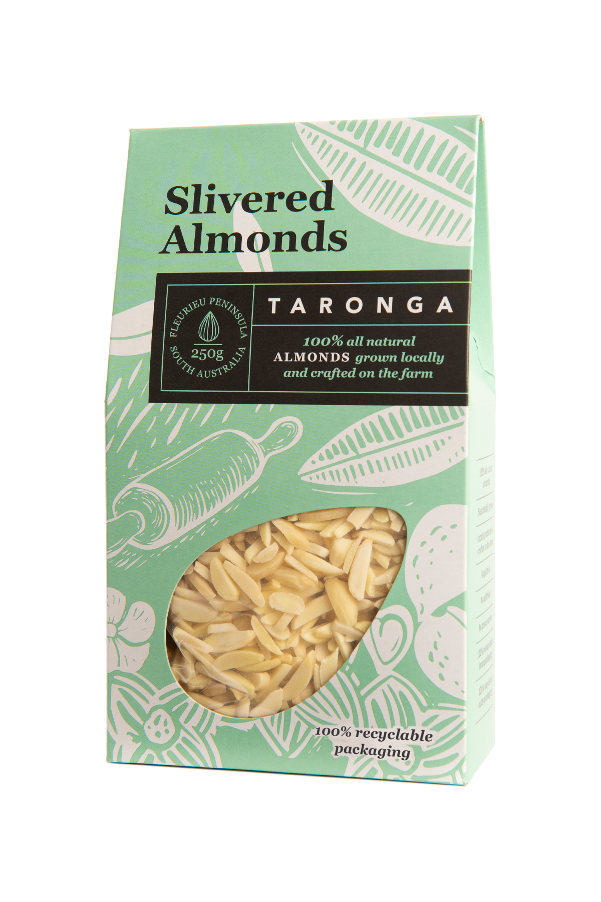 Slivered Almonds 250g– Taronga Almonds - The Natural Food Co